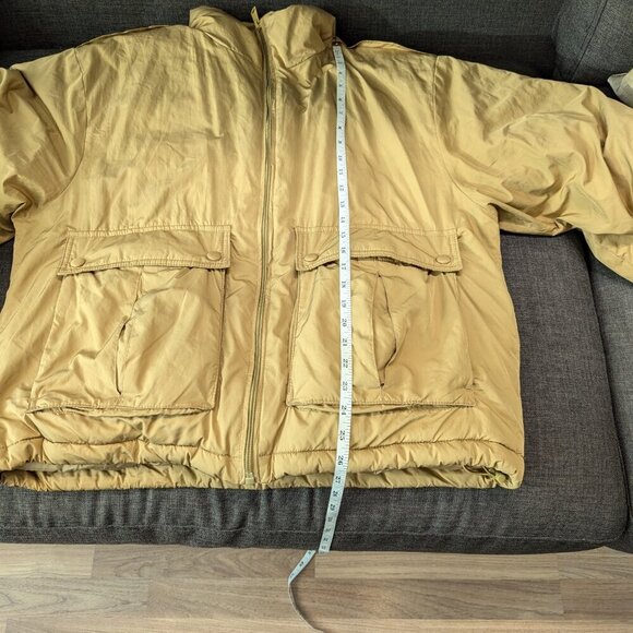 We The Free Duvet Bomber Jacket | Tan Brown Mustard | Oversized - Picture 8 of 12